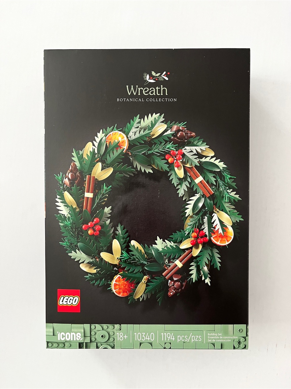 LEGO Icons Botanical Collection Wreath 10340 – New Sealed